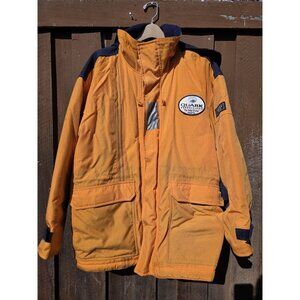 QUARK EXPEDITIONS XL Foul-Weather Fleece-Lined HiVis Heavy Arctic Polar Parka